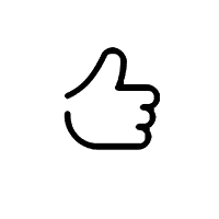 duim omhoog