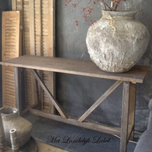 Sidetable Lindsey 140  oud hout