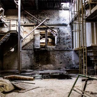 Oude fabriekshal