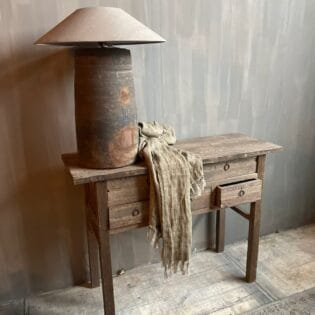 Sidetable oud-hout 5 laden