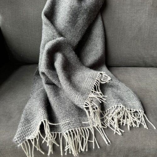 Wool Plaid 'New York' anthracite