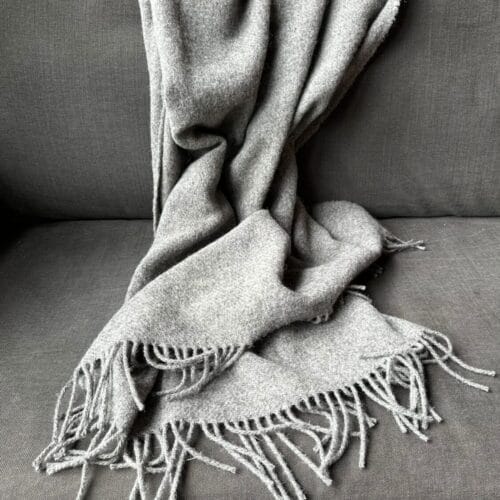 Plaid met franjes  'Grace' Grey