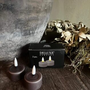 Led waxinelichtje Mocca