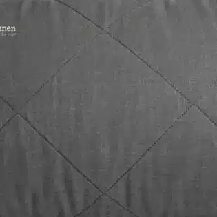 purelinnen_details diamond patroon donkergrijs