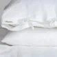 purelinnen_details hoofdkussen wit met strikjes