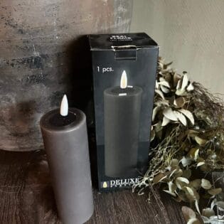 Led kaars Mocca | D5 H15