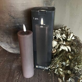 Led kaars Mocca | D5 H20