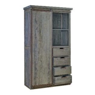 Kast Sliding door Maxi - met 4 lades en 20S