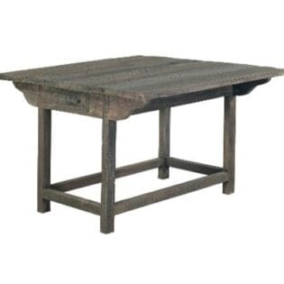 Klaptafel met lade (met/zonder onderblad)