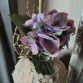 Hydrangea spray paars groen1