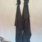 plaid cosy met fransjes black