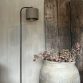 Vloerlamp rond boog aura zwart