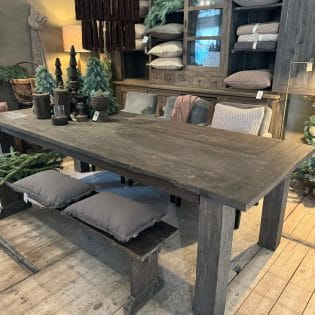 Eettafel Old Barn met blokpoot
