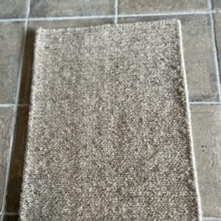 Vloerkleed vervilte wol Taupe
