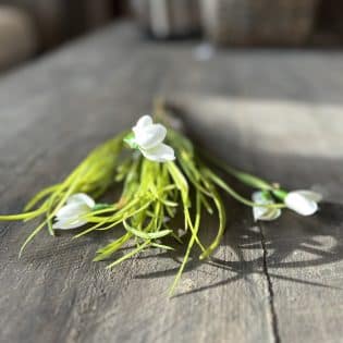 Snowdrop spray x3